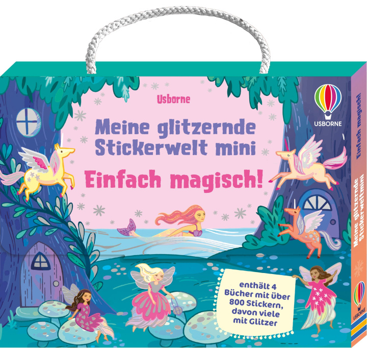 Libro Meine glitzernde Stickerwelt - mini: Einfach magisch! 