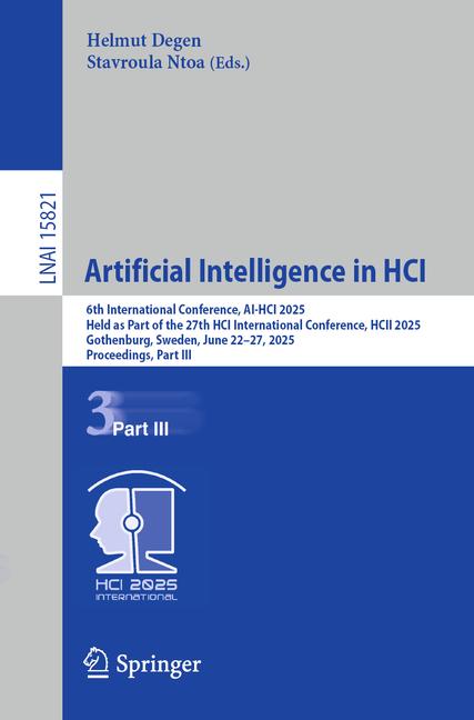 Kniha Artificial Intelligence in HCI Stavroula Ntoa