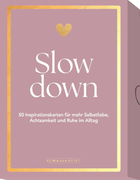 Kniha Slow down Elma van Vliet