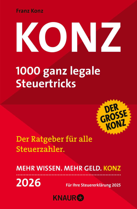 Kniha KONZ Steuertricks 2025/26 