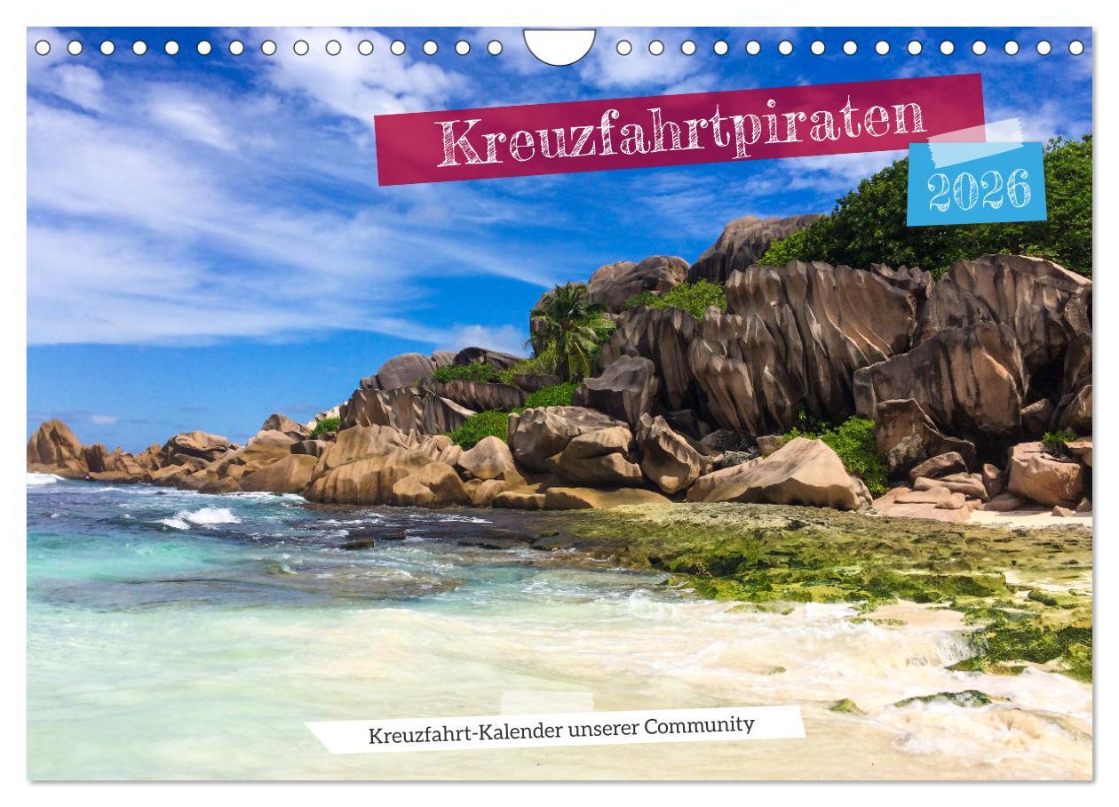 Kalendář/Diář Kreuzfahrtpiraten (Wandkalender 2026 DIN A4 quer), CALVENDO Monatskalender Calvendo