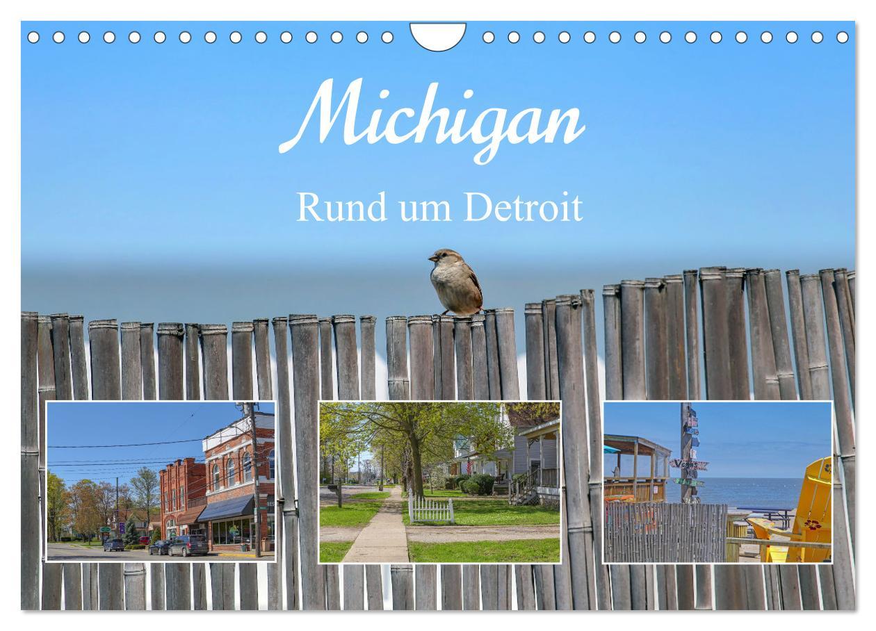 Kalendář/Diář Michigan - Rund um Detroit (Wandkalender 2026 DIN A4 quer), CALVENDO Monatskalender Calvendo