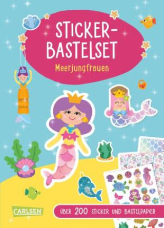 Libro Bastelset für Kinder: Sticker-Bastelset: Meerjungfrauen Anton Poitier