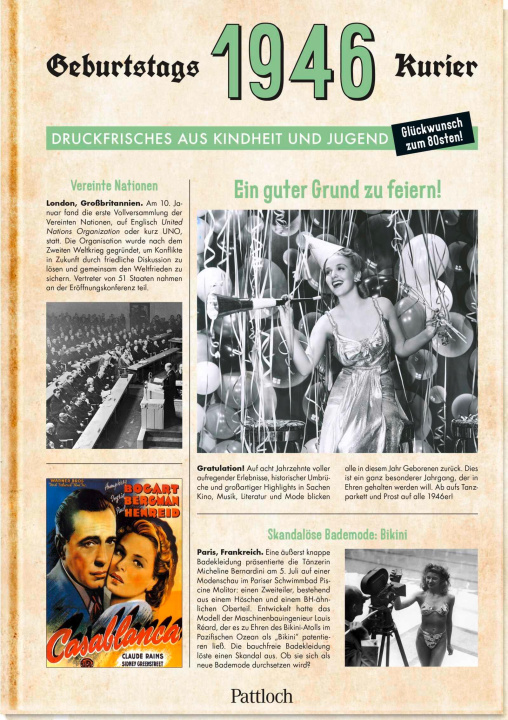 Livro 1946 - Geburtstagskurier Ute Wielandt