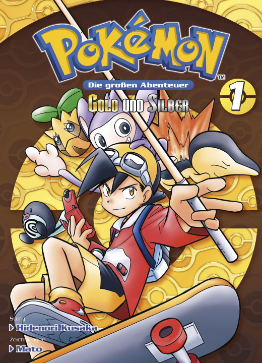 Libro Pokémon - Die großen Abenteuer: Gold, Silber und Kristall 01 Mato