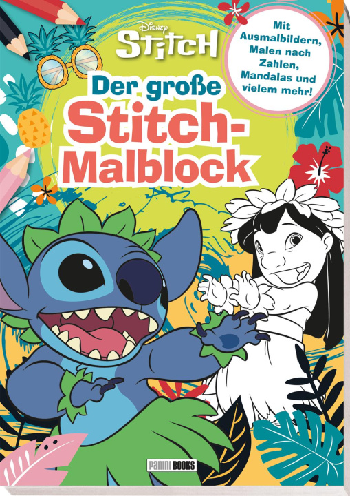 Knjiga Disney Stitch: Der große Stitch-Malblock Panini