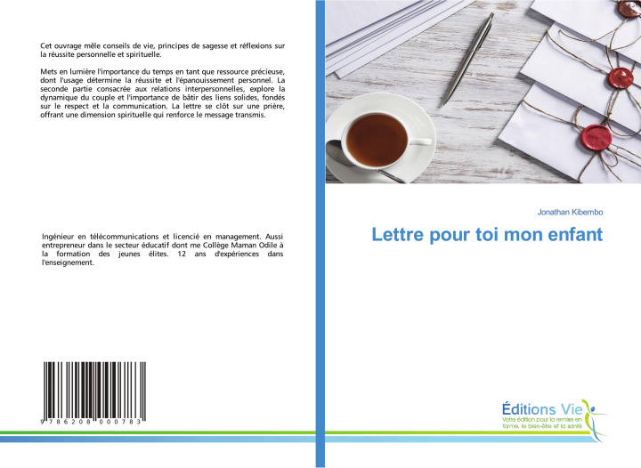 Libro Lettre pour toi mon enfant Jonathan Kibembo