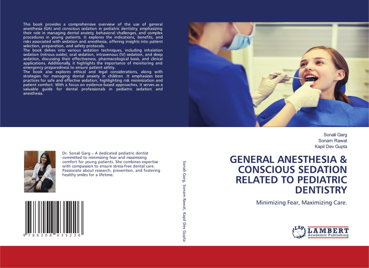 Libro GENERAL ANESTHESIA & CONSCIOUS SEDATION RELATED TO PEDIATRIC DENTISTRY Sonam Rawat
