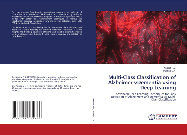 Kniha Multi-Class Classification of Alzheimer's/Dementia using Deep Learning Pushpa C. N.
