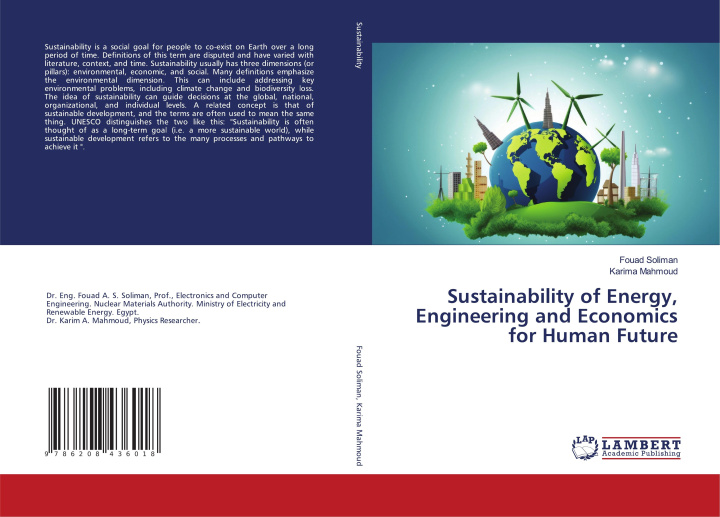 Libro Sustainability of Energy, Engineering and Economics for Human Future Karima Mahmoud