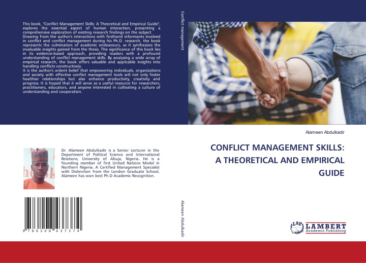 Kniha CONFLICT MANAGEMENT SKILLS: A THEORETICAL AND EMPIRICAL GUIDE Alameen Abdulkadir