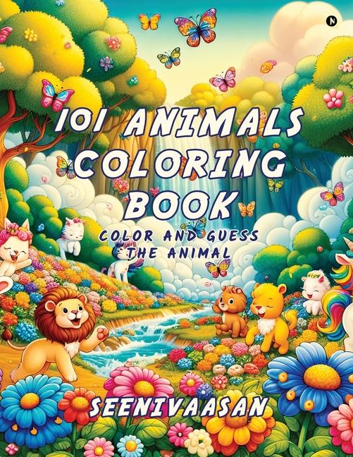 Buch 101 Animals Coloring Book Seenivaasan