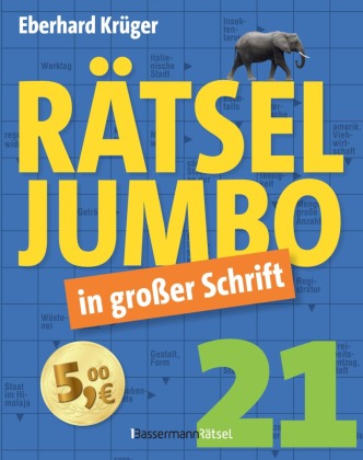 Buch Rätseljumbo in großer Schrift 21 Eberhard Krüger