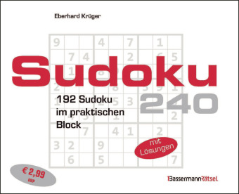 Kniha Sudokublock 240 Eberhard Krüger