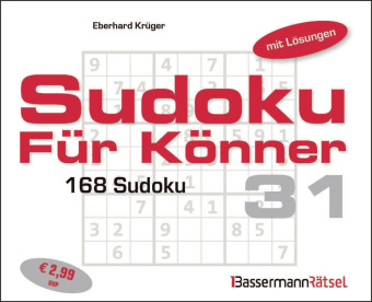 Kniha Sudoku für Könner 31 Eberhard Krüger