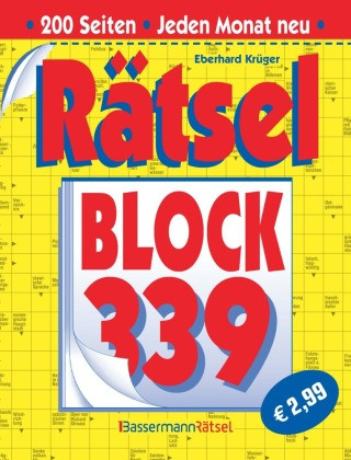 Kniha Rätselblock 339 Eberhard Krüger