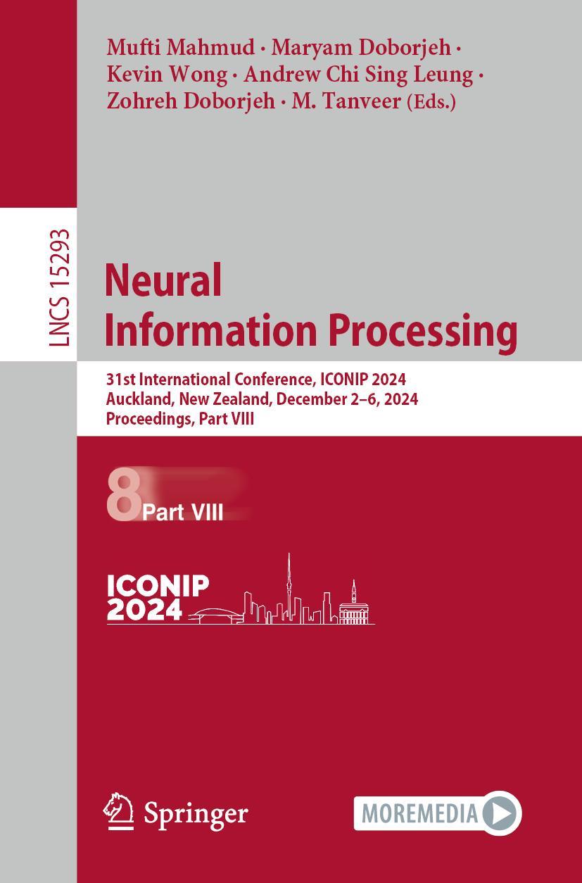 Kniha Neural Information Processing Mufti Mahmud
