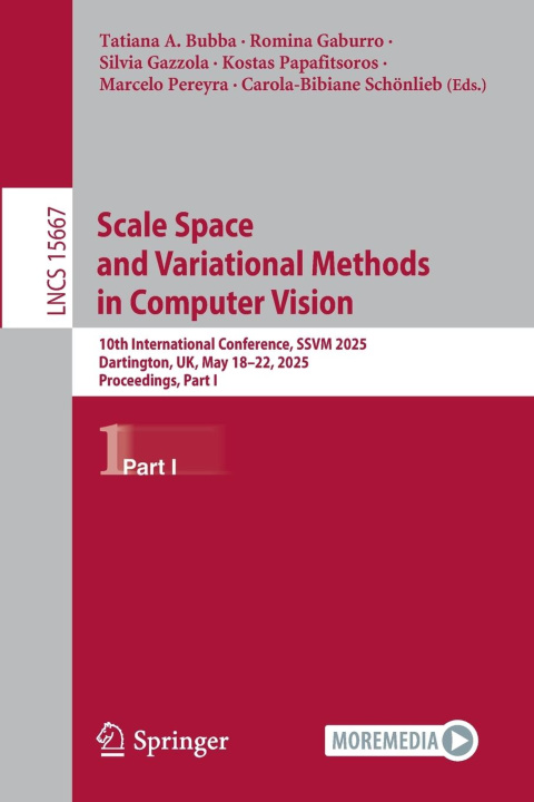 Kniha Scale Space and Variational Methods in Computer Vision Tatiana A. Bubba