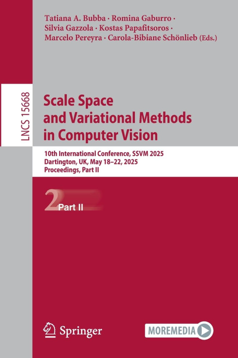 Kniha Scale Space and Variational Methods in Computer Vision Tatiana A. Bubba