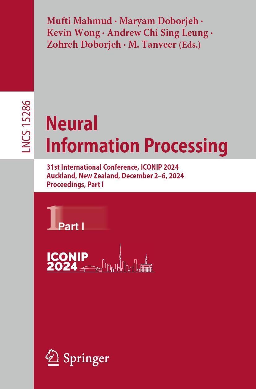 Kniha Neural Information Processing Mufti Mahmud