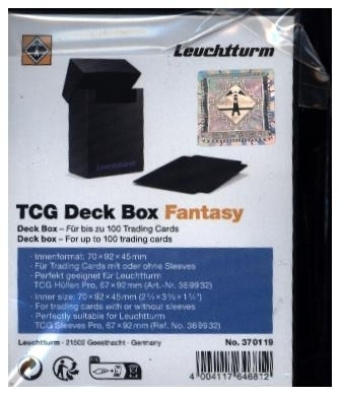 Juego/Juguete TCG Deck Box schwarz 