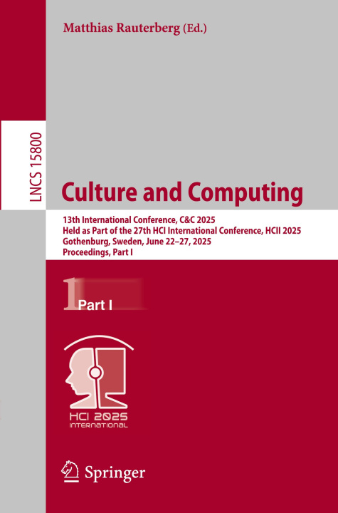 Kniha Culture and Computing Matthias Rauterberg