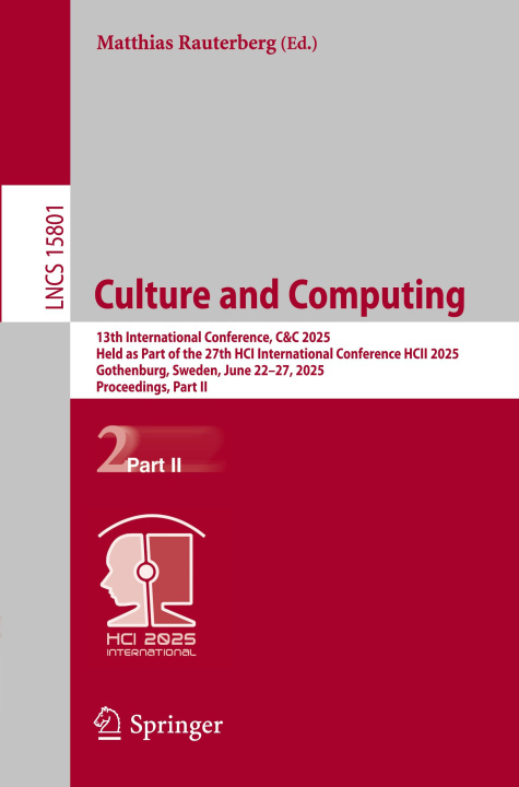Kniha Culture and Computing Matthias Rauterberg