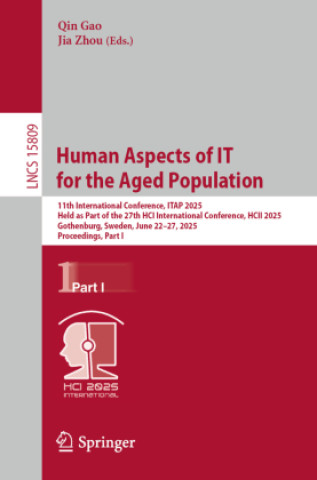 Libro Human Aspects of IT for the Aged Population Qin Gao