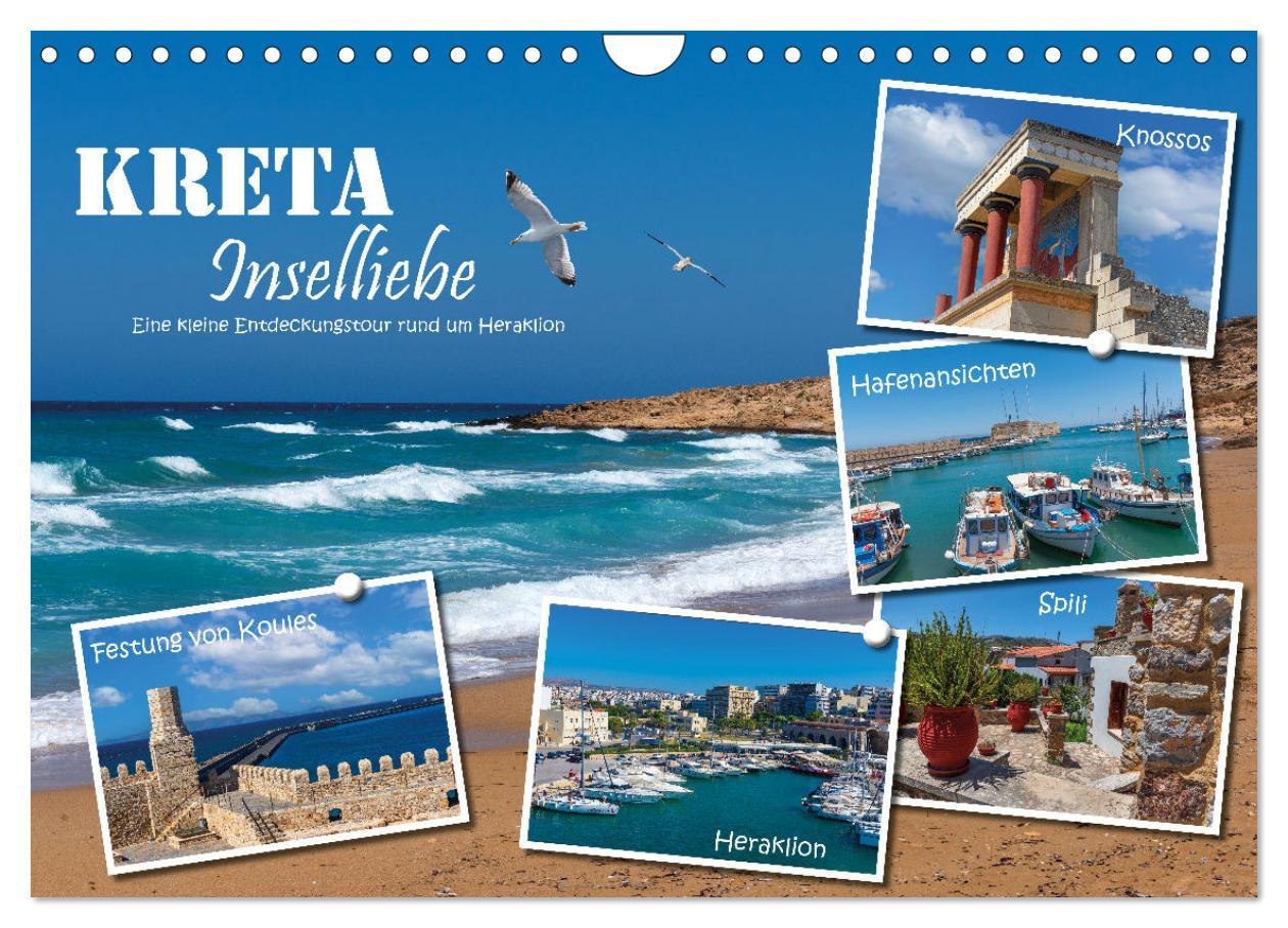 Kalendář/Diář Kreta - Inselliebe (Wandkalender 2026 DIN A4 quer), CALVENDO Monatskalender Calvendo