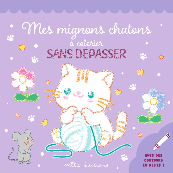 Libro Mes mignons chatons à colorier sans dépasser 