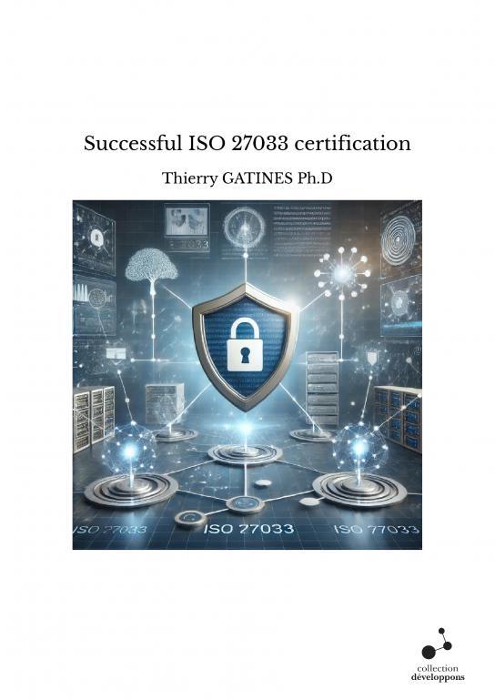 Kniha Successful ISO 27033 certification GATINES Ph.D