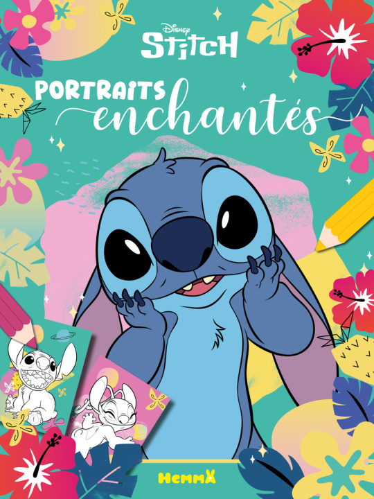 Kniha Disney Stitch - Portraits enchantés 