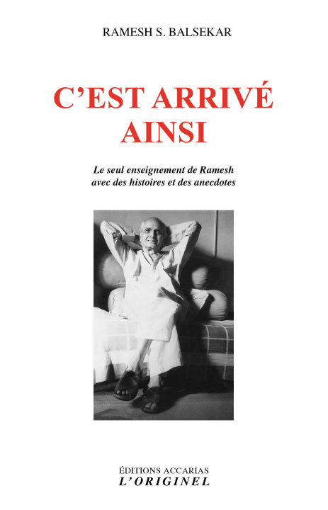 Buch C'est arrivé ainsi Balsekar