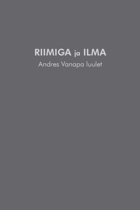 Βιβλίο Riimiga ja ilma Andres Vanapa