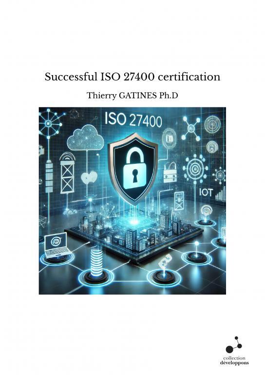Kniha Successful ISO 27400 certification GATINES Ph.D