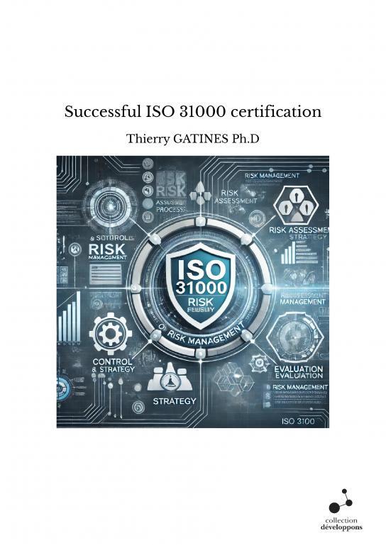 Kniha Successful ISO 31000 certification GATINES Ph.D