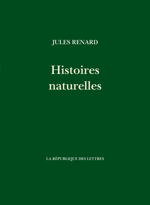 Kniha Histoires naturelles Jules Renard