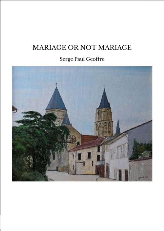 Kniha MARIAGE OR NOT MARIAGE Paul Geoffre