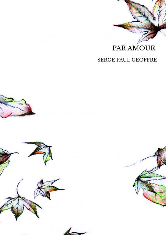 Kniha PAR AMOUR PAUL GEOFFRE