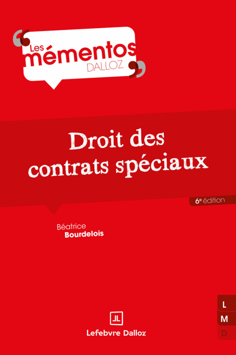 Libro Droit des contrats spéciaux. 6e éd. Béatrice Bourdelois