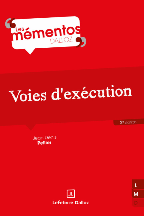 Knjiga Voies d'exécution. 2e éd. Jean-Denis Pellier