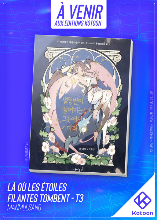 Kniha Là où les étoiles filantes tombent - Tome 3 Manmulsang
