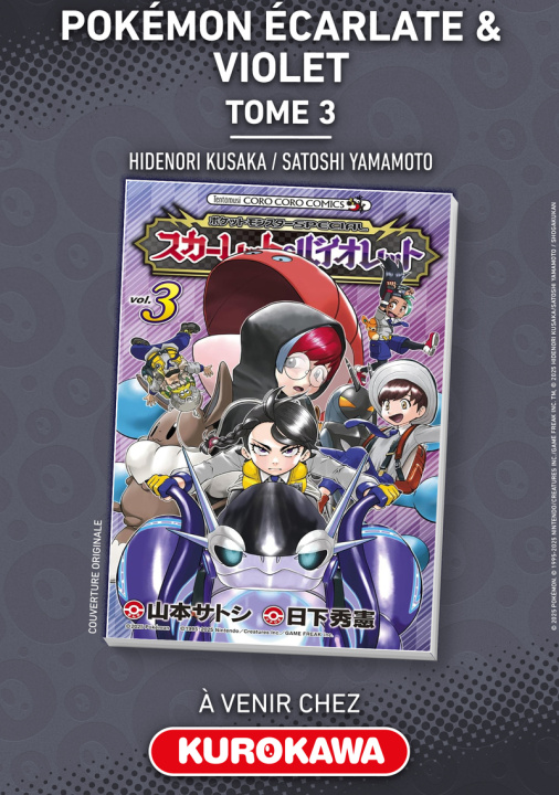 Kniha Pokémon Ecarlate et Violet - tome 3 Hidenori Kusaka