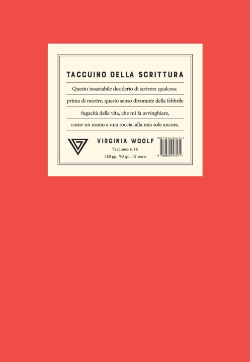 Libro Taccuino della scrittura 