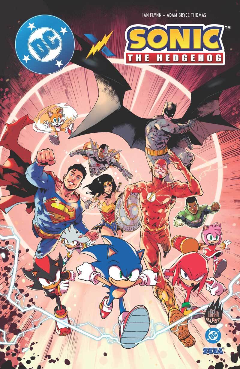 Knjiga DC x Sonic Flynn Ian