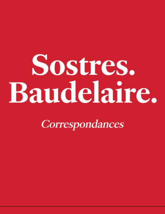Livro Sostres,baudelaire:correspondances ABEL CUTILLAS