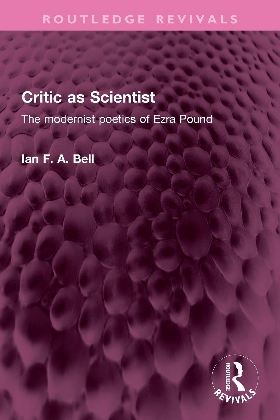 Buch Critic as Scientist Ian F. A. Bell
