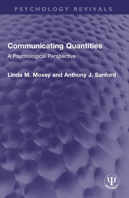 Kniha Communicating Quantities Linda M. Moxey