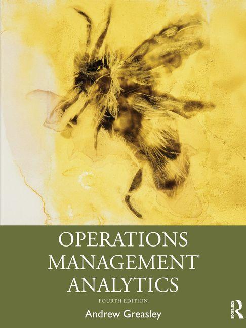 Kniha Operations Management Analytics Andrew Greasley