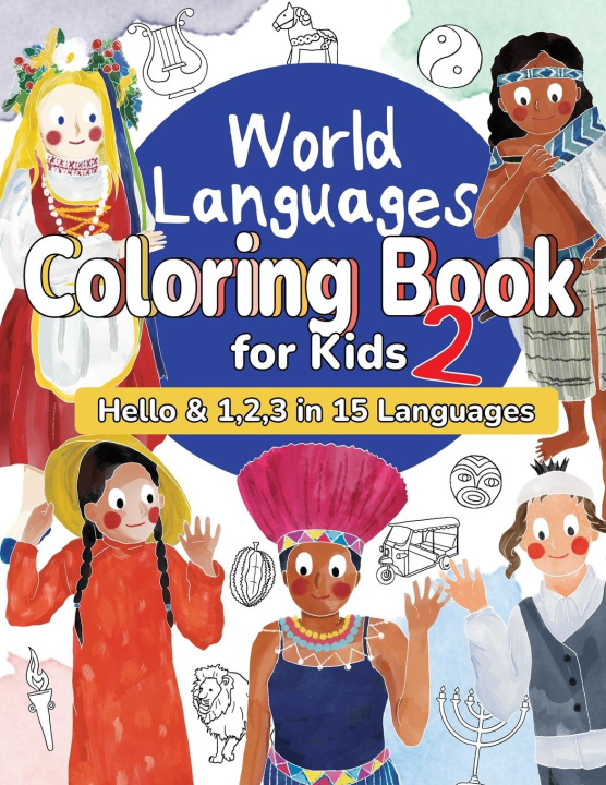 Kniha World Languages Coloring Book for Kids 2 